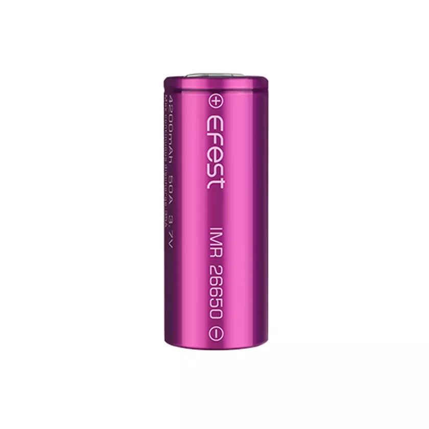 Efest IMR 26650 4200mAh 50A Flat Top Li-ion Rechargeable Battery