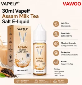 30ml Vapelf Assam Milk Tea Salt E-liquid