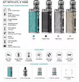 Eleaf iStick Pico Plus Kit with GTL X Tank
