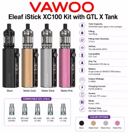 Eleaf iStick XC100 Kit with GTL X Tank