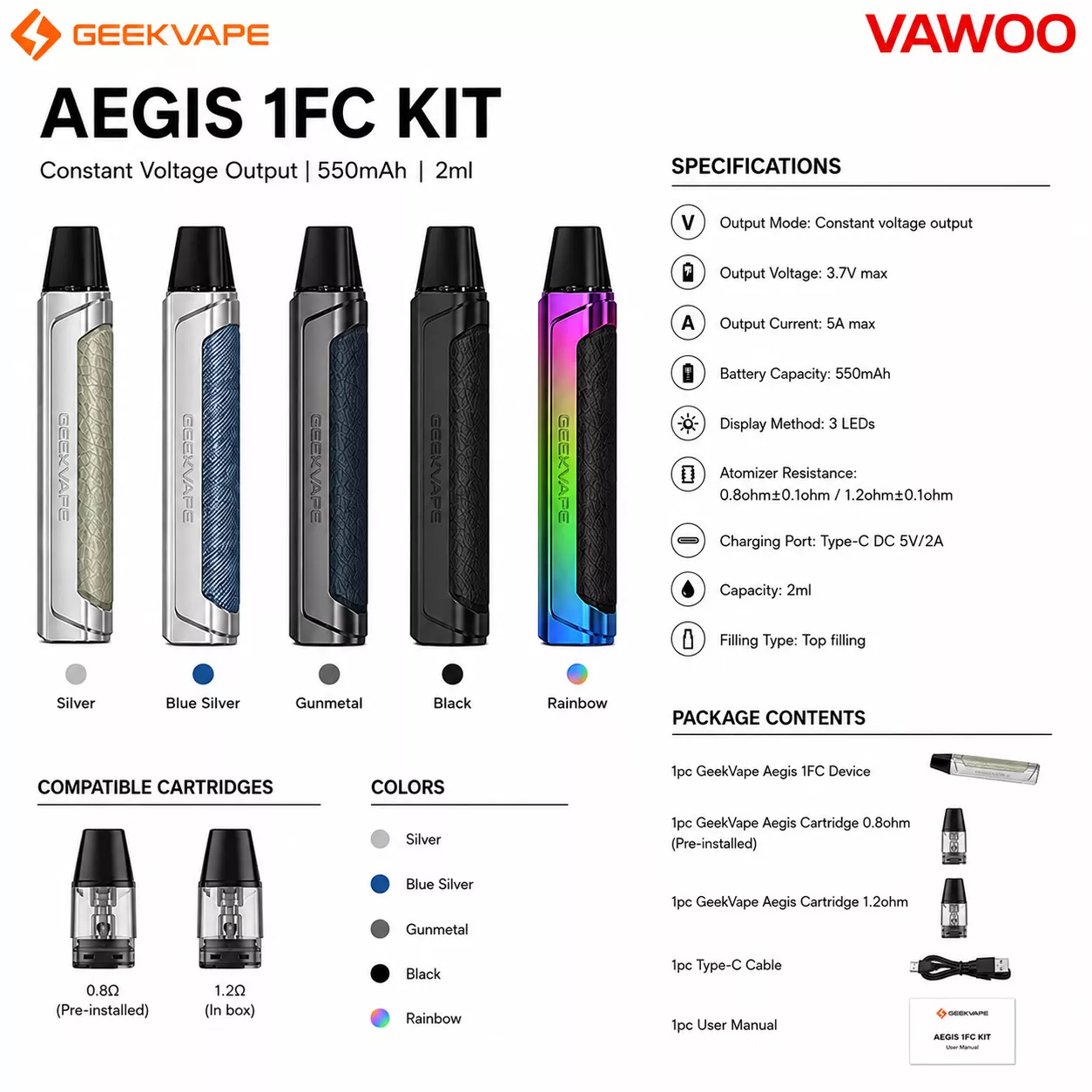 GeekVape Aegis 1FC Kit