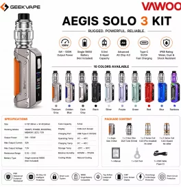 GeekVape Aegis Solo III 3 Kit