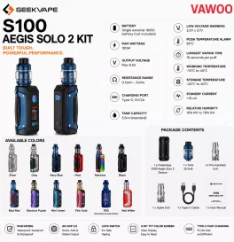 GeekVape S100 Aegis Solo 2 Kit