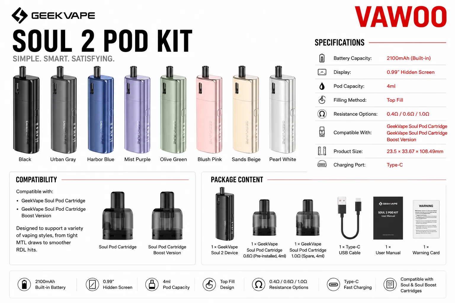 GeekVape Soul 2 Pod Kit