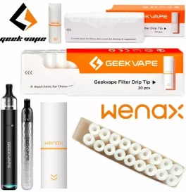 GeekVape Wenax M1 Filter Drip Tip 20pcs