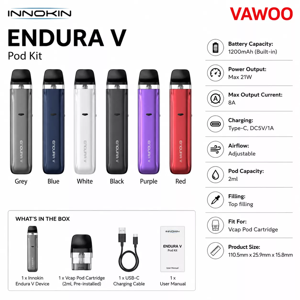 Innokin Endura V Pod Kit