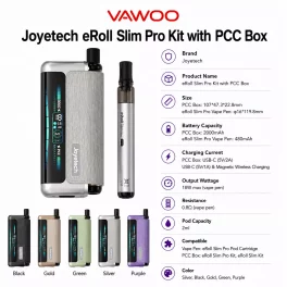Joyetech eRoll Slim Pro Kit with PCC Box