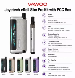 Joyetech eRoll Slim Pro Kit with PCC Box