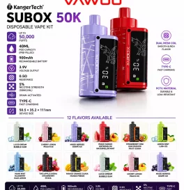 Kanger Subox 50K Disposable Vape Kit