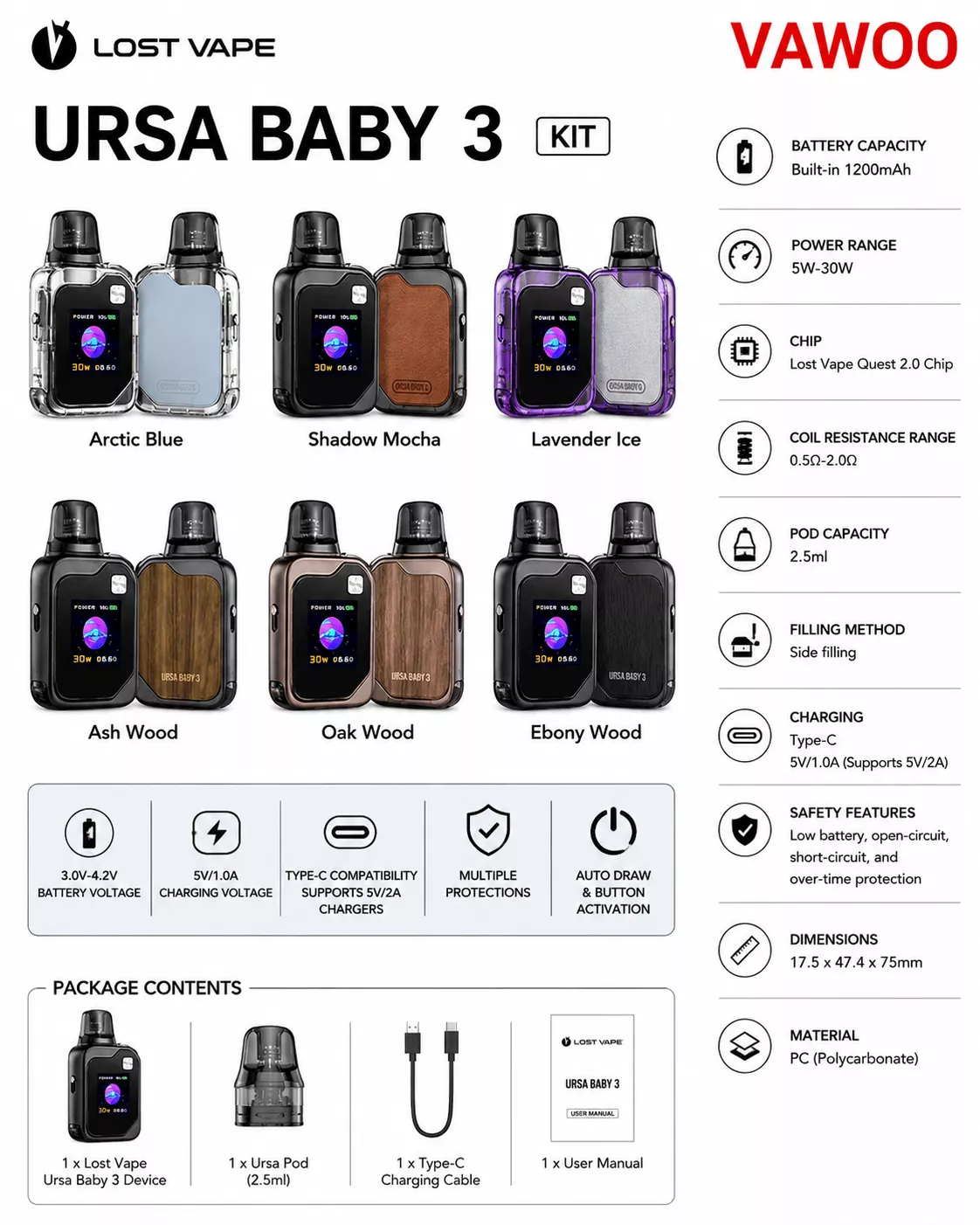 Lost Vape Ursa Baby 3 Kit