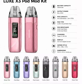 Vaporesso LUXE X3 Pod Mod Kit 2600mAh 5ml (Max 45W)