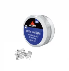 Hellvape Ni80 Quad Core Fused Clapton Prebuilt Wire 28Ga*4+36Ga (0.2ohm) (10Pcs/Pack)