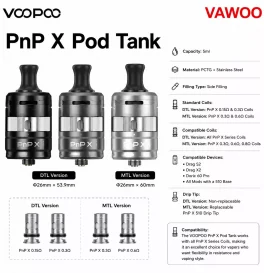 VOOPOO PnP X Pod Tank