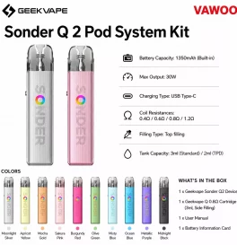 Geekvape Sonder Q 2 Pod System Kit 1350mAh (Max 30W) 3ml/2ml
