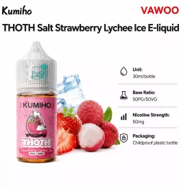 30ml Kumiho THOTH Salt Strawberry Lychee Ice E-liquid
