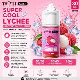 30ml Kumiho THOTH Salt Lychee Super Cool E-liquid