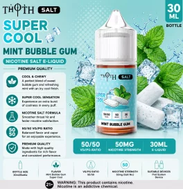 30ml Kumiho THOTH Salt Mint Bubble Gum Super Cool E-liquid