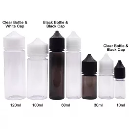 (50pcs/100pcs) V3 Chubby Gorilla Style Unicorn Juice Bottle with CRC 10ml/15ml/30ml/60ml/100ml/120ml