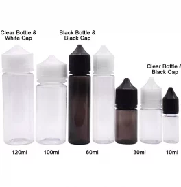 (50pcs/100pcs) V3 Chubby Gorilla Style Unicorn Juice Bottle with CRC 10ml/15ml/30ml/60ml/100ml/120ml