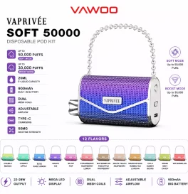 Vaprivee SOFT 50000 Disposable Pod Kit