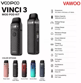 VOOPOO VINCI 3 Mod Pod Kit 1800mAh 4ml