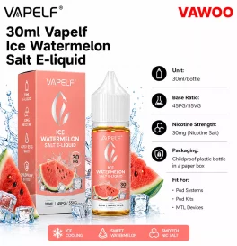 30ml Vapelf Ice Watermelon Salt E-liquid