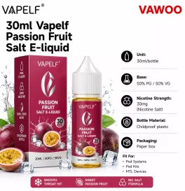 30ml Vapelf Passion Fruit Salt E-liquid