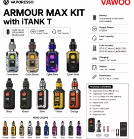 Vaporesso Armour Max Kit with iTank T