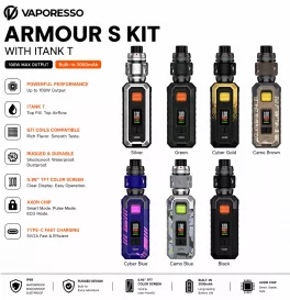 Vaporesso Armour S Kit with iTank T