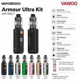 Vaporesso Armour Ultra Kit with iTank T