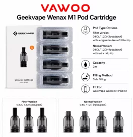 Geekvape Wenax M1 Pod Cartidge 2ml (4pcs/pack)
