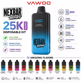 Wotofo Nexbar 25K Disposable Kit