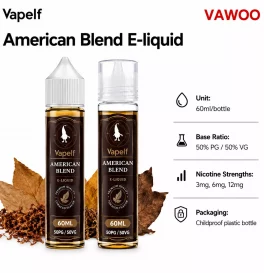 60ml Vapelf American Blend E-liquid