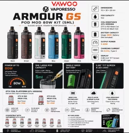 Vaporesso Armour GS Pod Mod 80W Kit 5ml