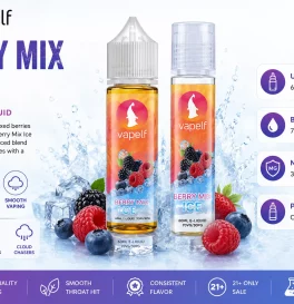 60ml Vapelf Berry Mix Ice E-liquid