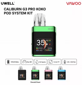 Uwell Caliburn G3 Pro KOKO Pod System Kit 1250mAh 3ml