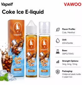 60ml Vapelf Coke Ice E-liquid