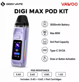 Geekvape DIGI Max Pod Kit 3000mAh 5ml(Max 80W)