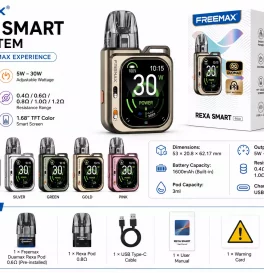 Freemax Rexa Smart Pod System 1600mAh 3ml