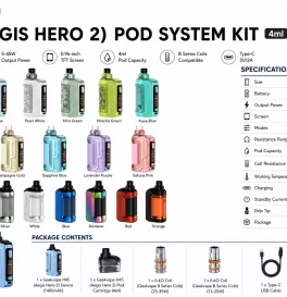 Geekvape H45 (Aegis Hero 2) Pod System Kit 1400mAh 4ml