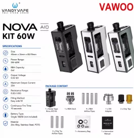 Vandy Vape Nova AIO Kit 60W