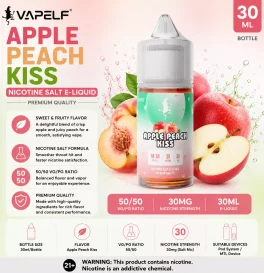 30ml Vapelf Apple Peach Kiss Salt E-liquid