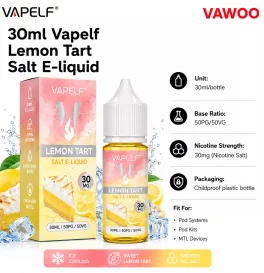 30ml Vapelf Lemon Tart Salt E-liquid