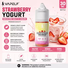 30ml Vapelf Strawberry Yogurt Salt E-liquid