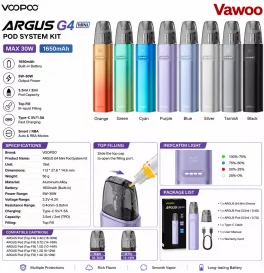 VOOPOO Argus G4 Mini Pod System Kit 1650mAh 3.5ml(Max 30W)
