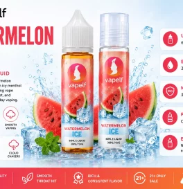 60ml Vapelf Watermelon Ice E-liquid