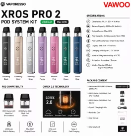 Vaporesso XROS PRO 2 Pod System Kit 2000mAh 3ml (Max 30W)