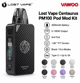 Lost Vape Centaurus PM100 Pod Mod Kit 4500mAh 5ml (Max 100W)
