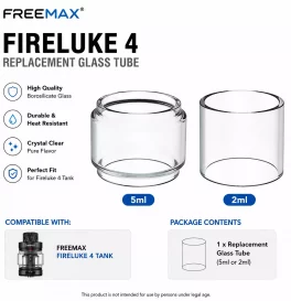 Freemax Fireluke 4 Replacement Glass Tube