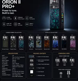 LVE Orion II Pro Plus Pod Mod Kit 1900mAh 4.5ml (Max 50W)